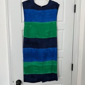Anne Klein classy sleeveless block color dress